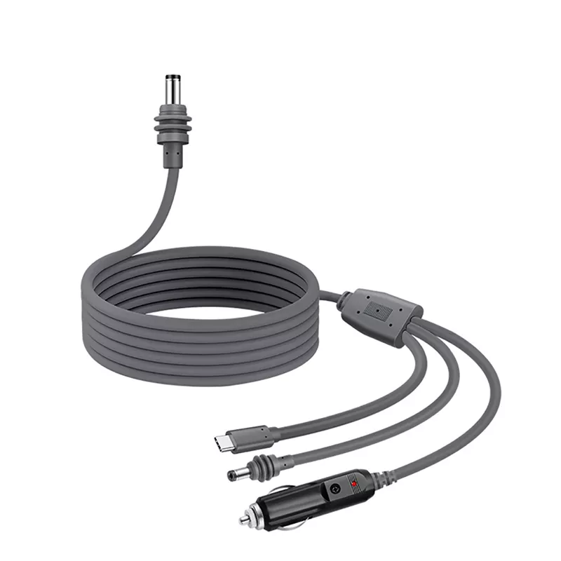 Câble de chargeur de voiture Starlink DC vers USB-C 3-en-1
